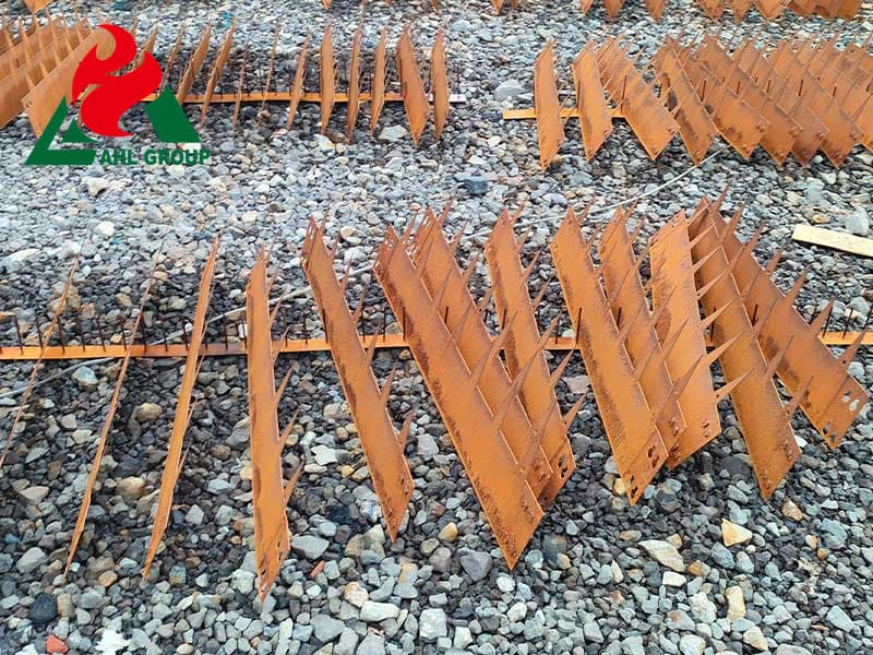 Patina finish steel edging Services UK