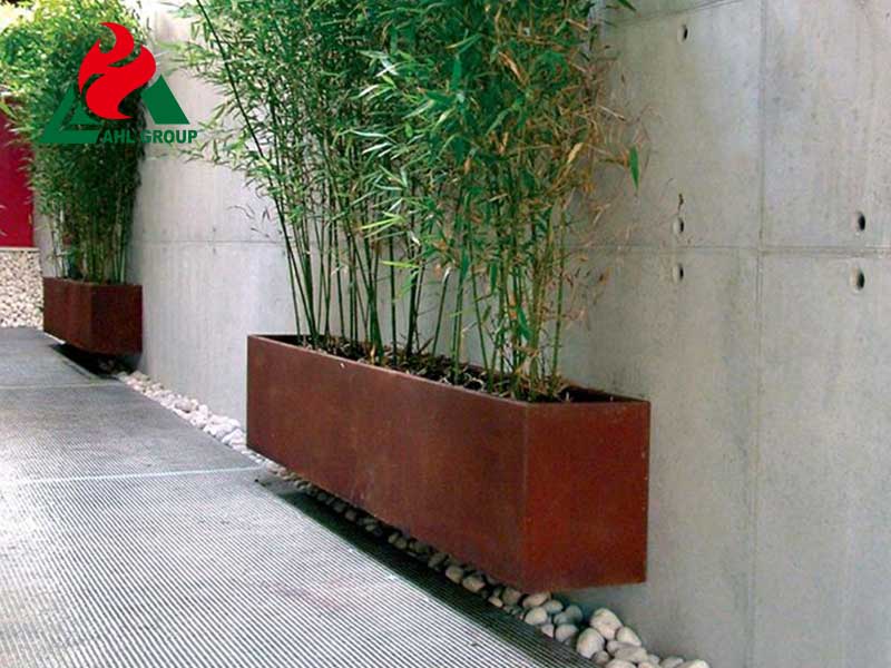 <h3>Not Need To Paint And Weatherproof Corten Steel Planter Pot</h3>
